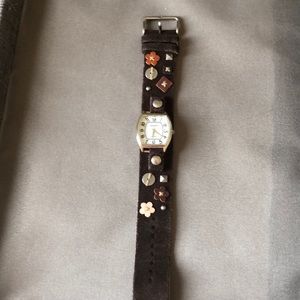 Fossil watch band with Gossip watch.